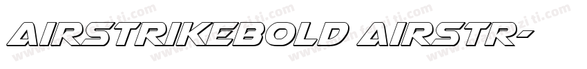 AirstrikeBold Airstr字体转换